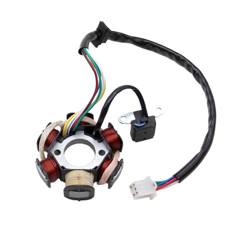 PRO BAT 6 Coil 5 Wire GY6 Stator Magneto 6 Coil Pole for GY6 50cc 125cc 150cc Chinese ATVS Dirt/Pit Blikes Scooter Coolster Roketa Sunl Tank JCL Lance Znen Jonway - Image 3